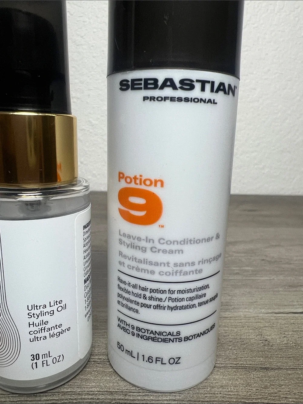 Sebastian Dark Oil & Potion 9 Leave in & Styling cream Bundle